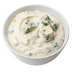 Blue Cheese Dressing isolated on transparent background  
