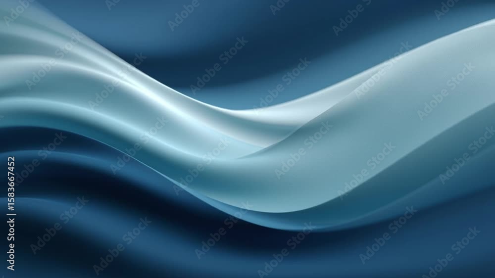 Poster abstract wave art: serene curves and gradients intertwine in a captivating dance of light and shadow