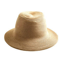 A close up of a hat isolated on transparent background