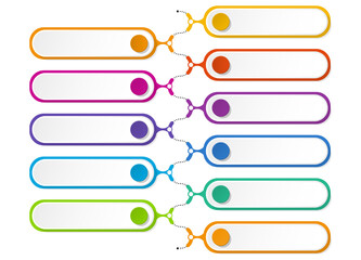 Infographic design with icons and 11 options or steps. Infographics business concept 