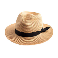 A close up of a hat isolated on transparent background