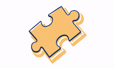 Fototapeta premium puzzle piece icon