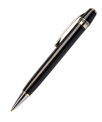 Elegant black and gold luxury pen for professional writing and sophisticated office presentation