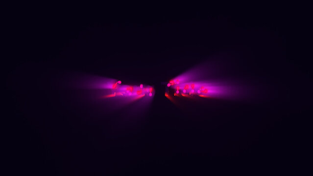 Outline Glow Light Title Animation for Wide Screen
