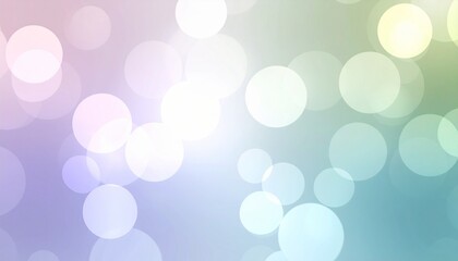 Pastel Bokeh Lights Soft Dreamy Background