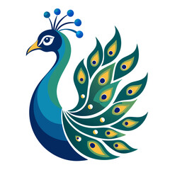 Fototapeta premium peacock vector illustration