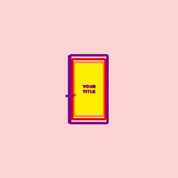 LGTBI Pride Doors Loop Title Animation for Square Posts
