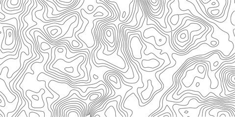 Topographic map lines background. Abstract vector illustration.