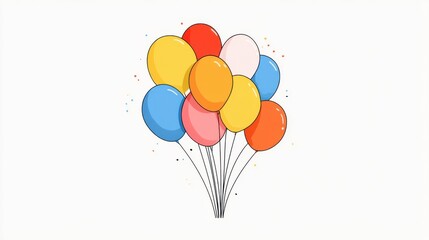 Party Balloon Cluster Strings