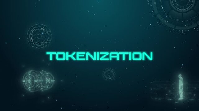 Technology Hud Digital Word Tokenization