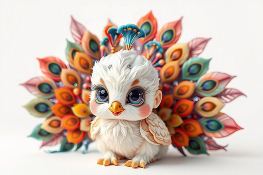  3D Shibi-Pfauenbaby
