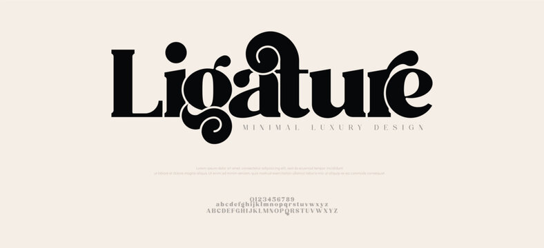 A modern bold Font with a set of ligatures, this font is perfect for logotypes and headlines
