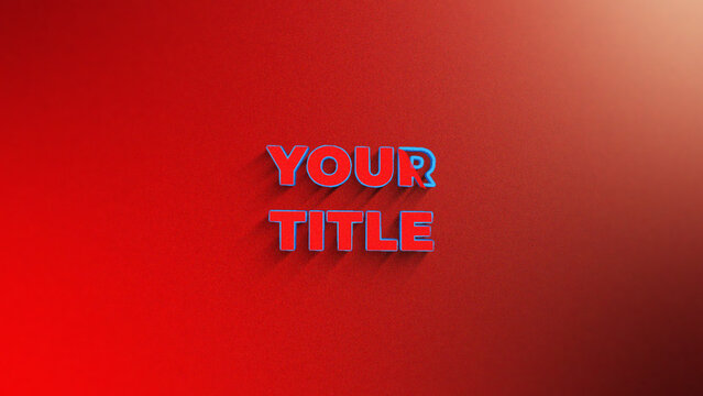 Corporate Elegant Title Animation for Wide Screen