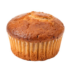 Muffin cake isolated on transparent background  
