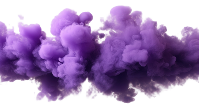 Abstract Purple Background with Delicate Falling Snowflakes and Soft Gradient Isolated on White Background