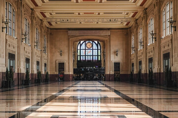 Inside Union Station in Kansas City, Missouri
