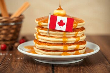 fluffy pancakes canadian maple syrup