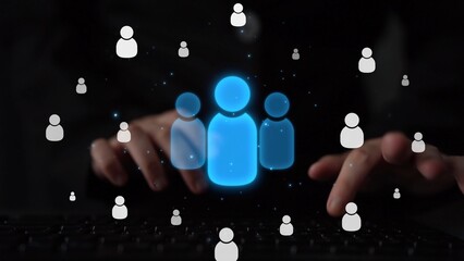 People networking, business connections, digital networking platforms, professional collaboration,...