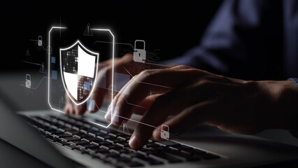 Cyber security protection and cyber security strategies against cyber threats, system hacks,...