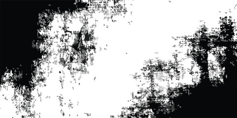 Heavy Vector Brush Grunge Texture with Intense Black Scratch Marks and Ink Splatter – Rough Distressed Overlay for Posters, Flyers, Urban Graphics