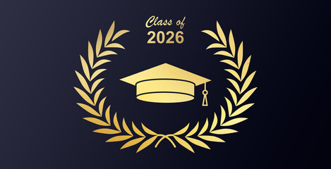 Class of 2025 and 2026 design, high school or college graduate event or party t-shirt Design, Graduation T-Shirt Design. Hand-Drawn Lettering Phrase, Handwritten Vector Sign, Perfect for Tees and more