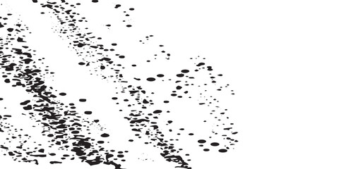 Rough Vector Grunge Brush Texture with Dark Black Scratches and Splatter – Distressed Urban Background for Posters and Grunge Graphic Design