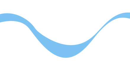 A minimalist abstract flowing line vector element