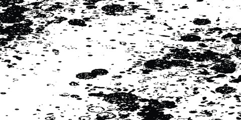 Obraz premium Rough Black Vector Grunge Texture with Scratches and Splatter – Distressed Brush Effect for Posters, Web Banners, and Edgy Backgrounds