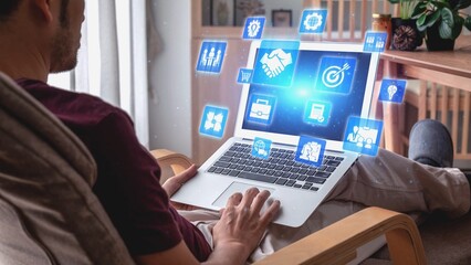 B2B strategy and technology transforming business-to-business operations, optimizing communication,...