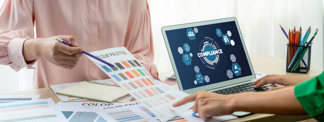 Compliance system for brisk online corporate business to meet quality standard