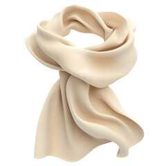 Elegant Beige Scarf Gently Flowing for Fashion Accessory