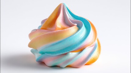 stock photo of meringue cookies isolated white background professional food