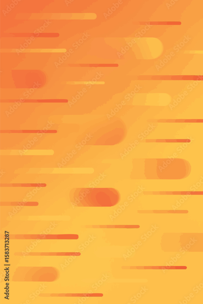 Aufkleber flat vector background with motion-inspired lines and blurred shapes