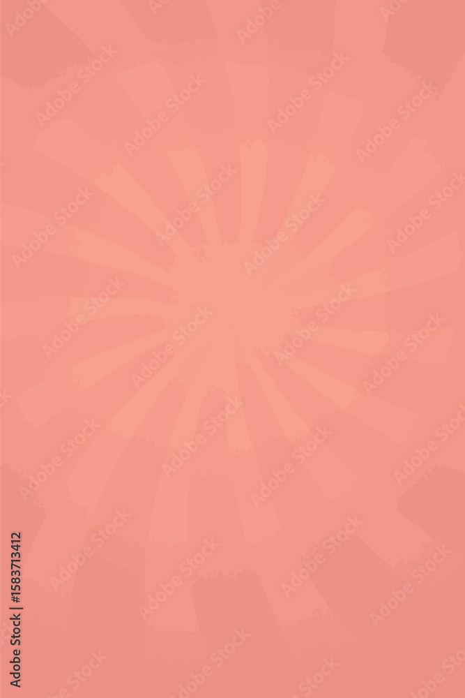 Poster flat vector background with subtle swirl and radiating blush tones from center