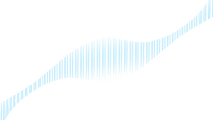 Abstract blue waves pattern design with geometric shapes and flowing light lines, ideal for modern medical or business, technology design concepts with transparent background