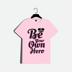 Creative and Clean T-shirt design Template.
