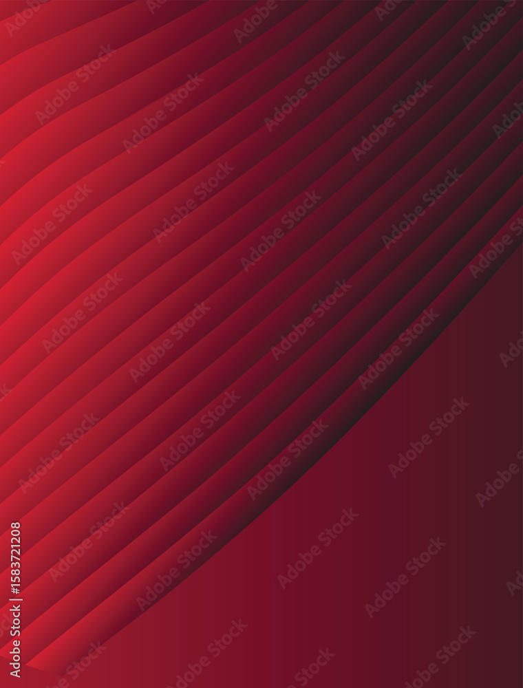 Poster red background of modern abstract minimalist lines geometric shapes with vector elements.