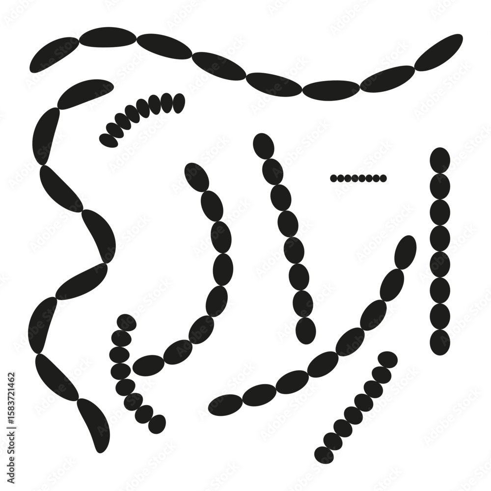 Poster abstract organic shapes. wavy liquid elements. random form pattern. vector modern background