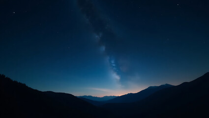 Ai generative,sunset over the mountains