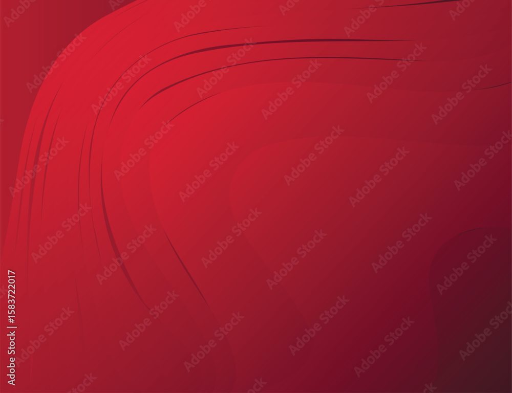 Poster red background of modern abstract minimalist lines geometric shapes with vector elements.