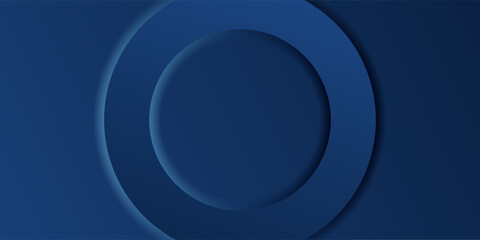 Abstract blue circle background. Vector illustration design for presentation, banner, cover, web, flyer, card, poster, wallpaper, texture, slide and business. eps10