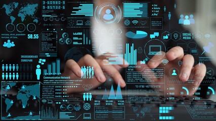 Connection network visualization showing global connection, network communication, digital connection analytic. Connect networks tool support real-time insight and improve connection system. Thunk
