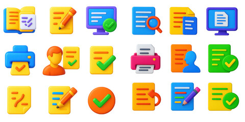 Colorful Proof Icons