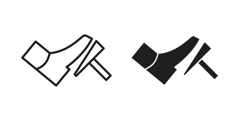 car pedal icons designed in filled, outline, line and stroke style