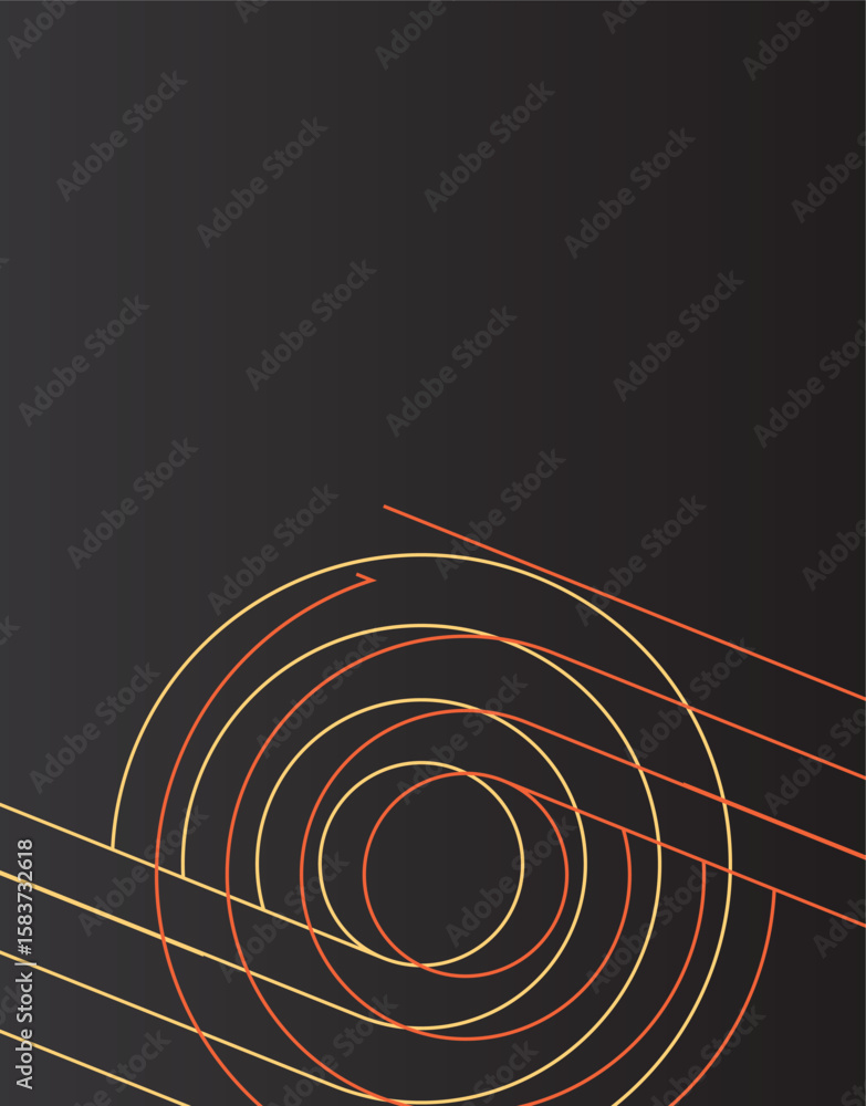 Poster abstract colorful pattern background design with various lines, the colorful background uses for adv