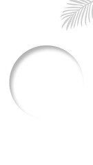 A minimalist, abstract design. A light gray, semi-transparent, circular cutout shape is centered on a white background.png