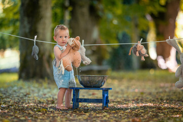 Waschtag in der Kinderwelt