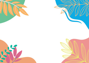 modern summer sale background and banner design 