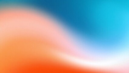 Soft gradient blend of warm orange and cool blue with a subtle white transition