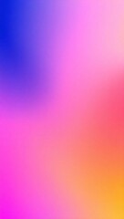 Vibrant gradient background transitioning from blue to pink and orange